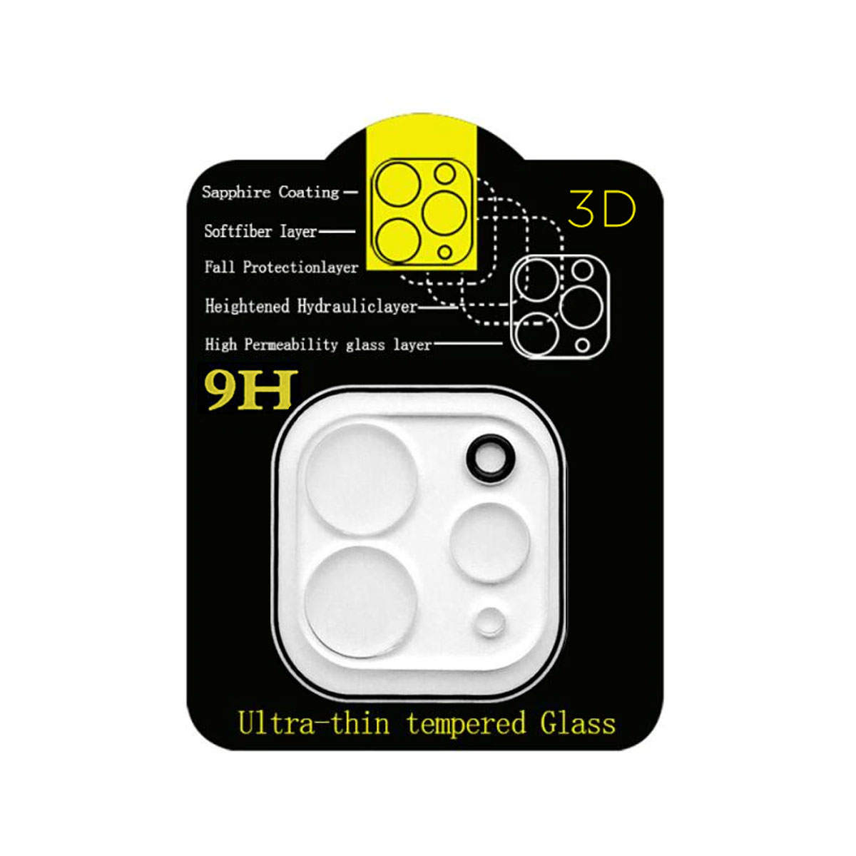 Protector Cámara Vidrio Templado Para iPhone 12 12 Pro Max